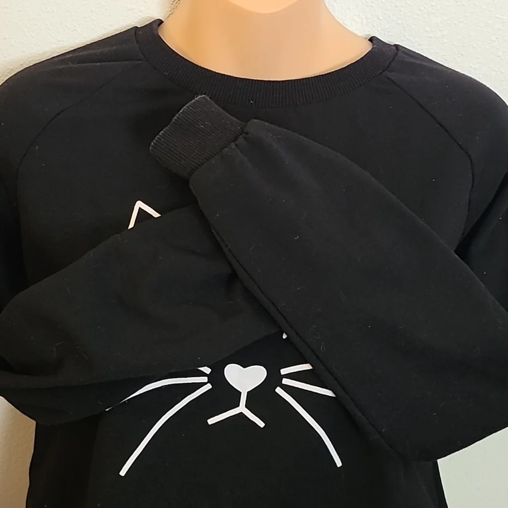 Black Cat sweatshirt xs - Picture 3 of 6